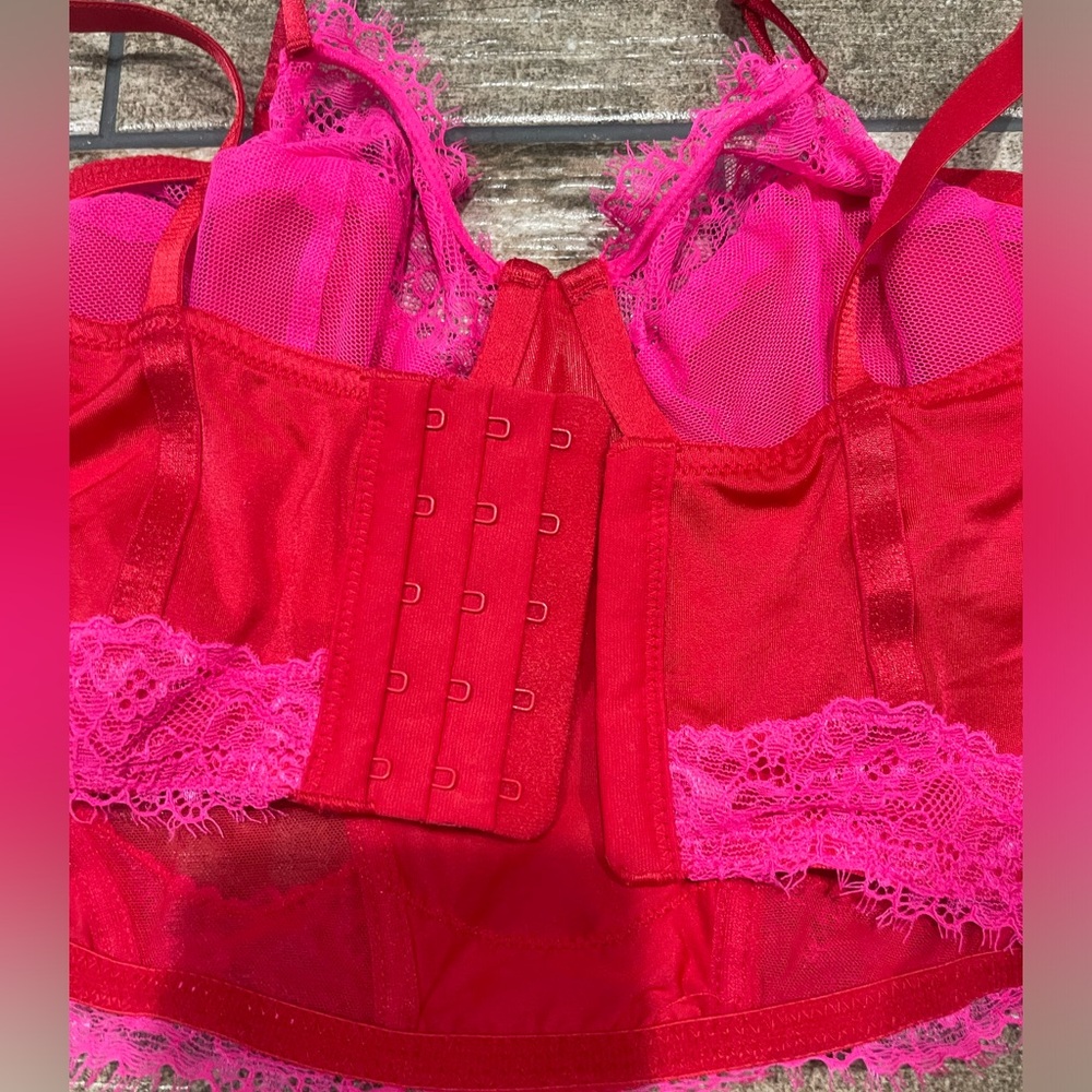 🩷❤️NEW Women's Lace Lingerie Corset - Auden Size XS NWT🩷❤️ - Picture 6 of 11